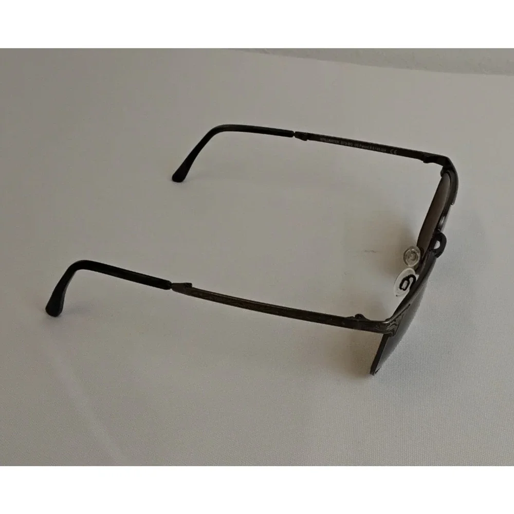 Maui Jim Stillwater Foldable Sunglasses STG-BG 52-20-145 Silver w/ Case #J5706
